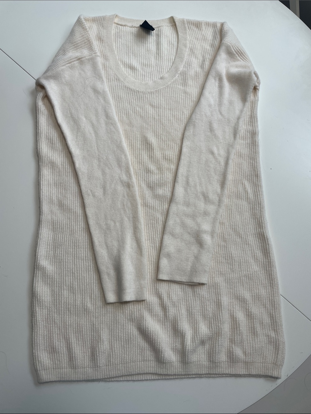 GAP Ribbed Knit Sweater in Cream